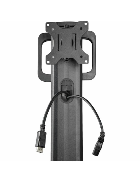 StarTech.com Carrito Ergonómico con Ajuste de Altura para Estación de Trabajo Móvil - con Soporte VESA para Monitor - con