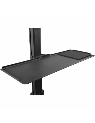 StarTech.com Carrito Ergonómico con Ajuste de Altura para Estación de Trabajo Móvil - con Soporte VESA para Monitor - con