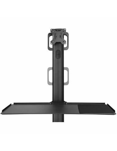 StarTech.com Carrito Ergonómico con Ajuste de Altura para Estación de Trabajo Móvil - con Soporte VESA para Monitor - con