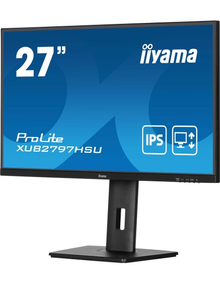 iiyama ProLite XUB2797HSU-B2 pantalla para PC 68,6 cm (27") 1920 x 1080 Pixeles Full HD LED Negro