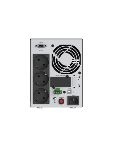 Conceptronic ZEUS52ES1K sistema de alimentación ininterrumpida (UPS) Doble conversión (en línea) 1 kVA 900 W 3 salidas AC