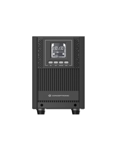 Conceptronic ZEUS52ES2K sistema de alimentación ininterrumpida (UPS) Doble conversión (en línea) 2 kVA 1800 W 4 salidas AC
