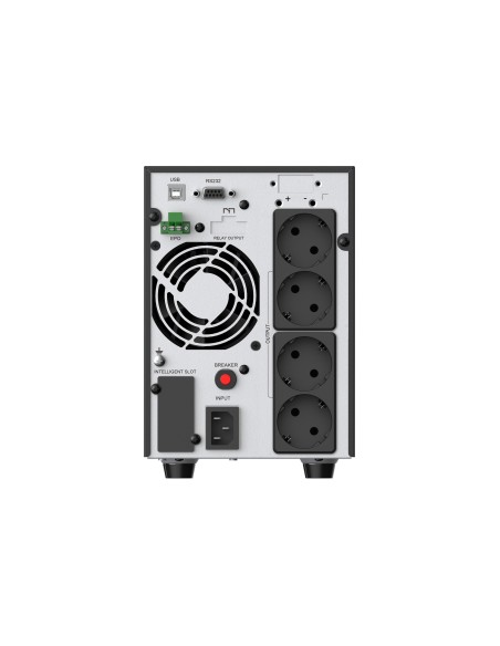 Conceptronic ZEUS52ES2K sistema de alimentación ininterrumpida (UPS) Doble conversión (en línea) 2 kVA 1800 W 4 salidas AC