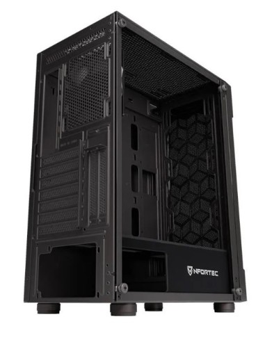 Nfortec NF-CS-AZIR-B carcasa de ordenador Torre Negro