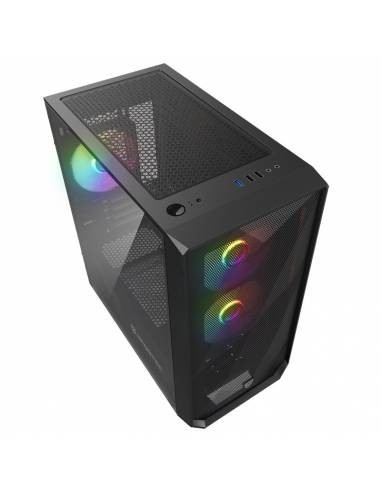 Nfortec NF-CS-DYS-B carcasa de ordenador Torre Negro