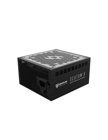 Nfortec Scutum X unidad de fuente de alimentación 650 W 20+4 pin ATX ATX Negro Nfortec Scutum X unidad de fuente de alimentación 650 W 20+4 pin ATX ATX Negro