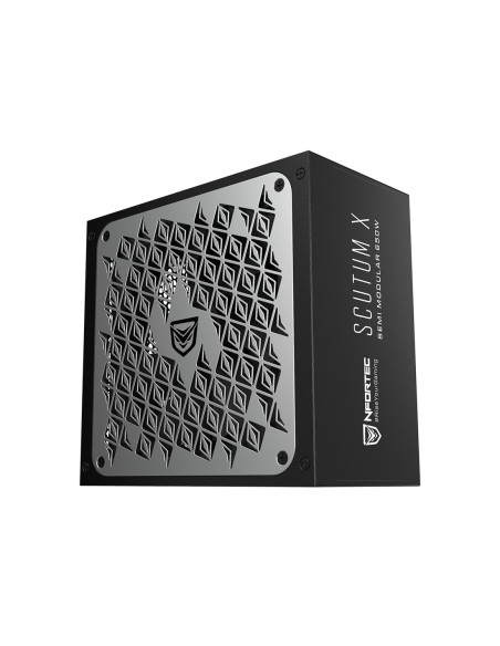 Nfortec Scutum X unidad de fuente de alimentación 650 W 20+4 pin ATX ATX Negro Nfortec Scutum X unidad de fuente de alimentación 650 W 20+4 pin ATX ATX Negro