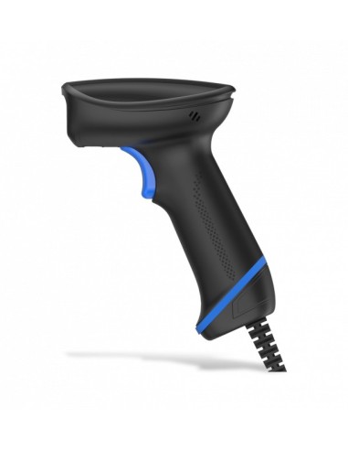 Newland HR23 Dorada Corded Lector de códigos de barras portátil 1D 2D CMOS Negro