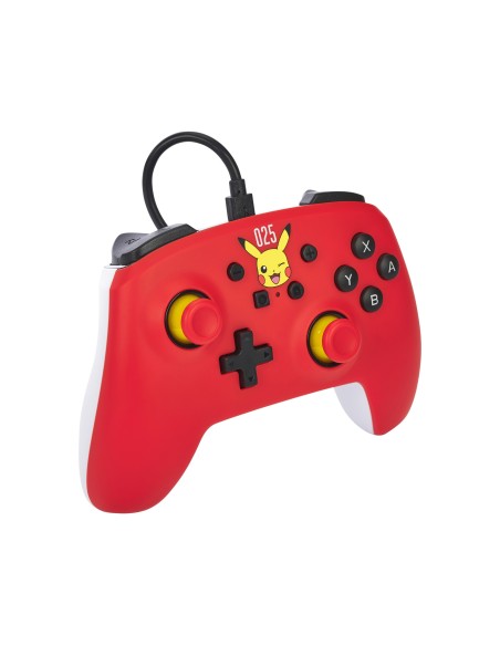 PowerA NSGP0200-01 mando y volante Rojo USB Gamepad Analógico Nintendo Switch, Nintendo Switch OLED
