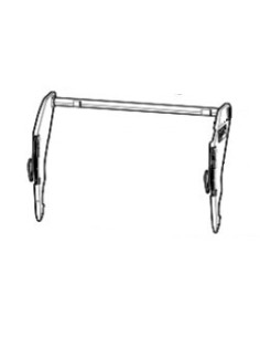 Zebra P1080383-207 pieza de repuesto de equipo de impresión Ganchos de cierre de la pantalla 1 pieza(s)