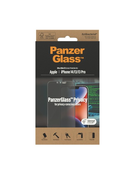 PanzerGlass Ultra-Wide Fit Privacy Appl Protector de pantalla Apple 1 pieza(s)