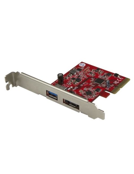 StarTech.com Tarjeta PCI Express USB 3.1 de 10 Gbps y eSATA - Hub Ladrón Interno PCI-E USB y eSATA para Ordenador de Sobremesa StarTech.com Tarjeta PCI Express USB 3.1 de 10 Gbps y eSATA - Hub Ladrón Interno PCI-E USB y eSATA para Ordenador de Sobremesa