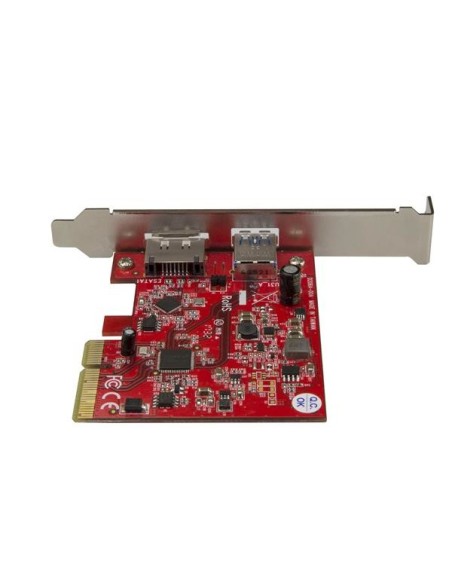 StarTech.com Tarjeta PCI Express USB 3.1 de 10 Gbps y eSATA - Hub Ladrón Interno PCI-E USB y eSATA para Ordenador de Sobremesa StarTech.com Tarjeta PCI Express USB 3.1 de 10 Gbps y eSATA - Hub Ladrón Interno PCI-E USB y eSATA para Ordenador de Sobremesa