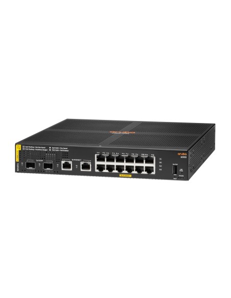 HPE Aruba Networking Aruba 6000 12G Class4 PoE 2G 2SFP 139W Gestionado L3 Gigabit Ethernet (10 100 1000) Energía sobre Ethernet