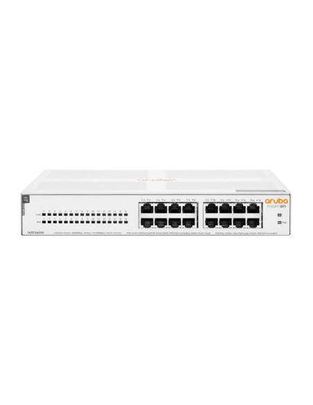 HPE Aruba Networking Aruba Instant On 1430 16G Class4 PoE 124W No administrado L2 Gigabit Ethernet (10 100 1000) Energía sobre