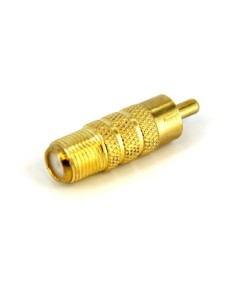 StarTech.com RCA to F Type Coaxial Adapter, M F conector coaxial 2