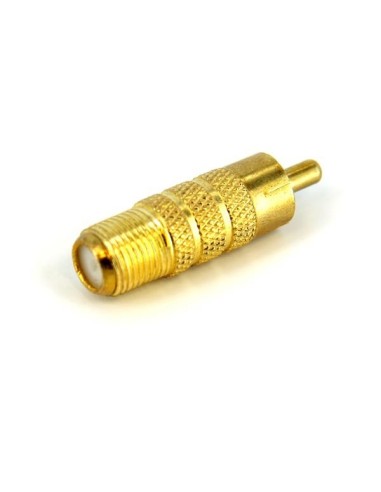 StarTech.com RCA to F Type Coaxial Adapter, M F conector coaxial