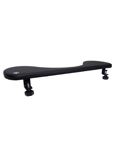 R-Go Tools Reposabrazos R-Go, ergonómico, simétrico, con recorte abdominal, espuma blanda, negro