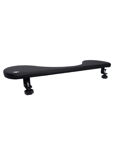 R-Go Tools Reposabrazos R-Go, ergonómico, simétrico, con recorte abdominal, espuma blanda, negro