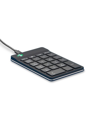 R-Go Tools Teclado numérico R-Go Numpad Break, teclado numérico ergonómico con software de pausa, con cable, negro