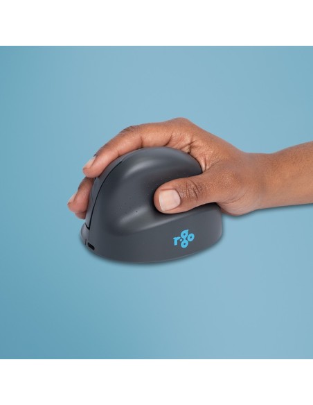 R-Go Tools Ratón vertical R-Go HE Basic, ratón ergonómico, mediano (longitud de mano 165-185mm), diestro, Bluetooth R-Go Tools Ratón vertical R-Go HE Basic, ratón ergonómico, mediano (longitud de mano 165-185mm), diestro, Bluetooth