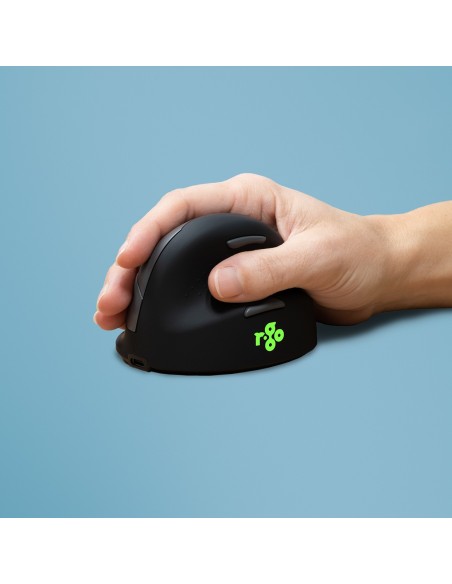 R-Go Tools Ratón ergonómico R-Go HE Break con software de pausa, grande (tamaño de mano ≥ 185 mm), diestro, bluetooth, negro R-Go Tools Ratón ergonómico R-Go HE Break con software de pausa, grande (tamaño de mano ≥ 185 mm), diestro, bluetooth, negro