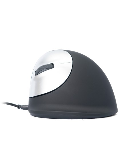 R-Go Tools Ratón ergonómico R-Go HE Break con software de pausa, mediano (tamaño de mano 165-185 mm), zurdo, cableado, negro R-Go Tools Ratón ergonómico R-Go HE Break con software de pausa, mediano (tamaño de mano 165-185 mm), zurdo, cableado, negro