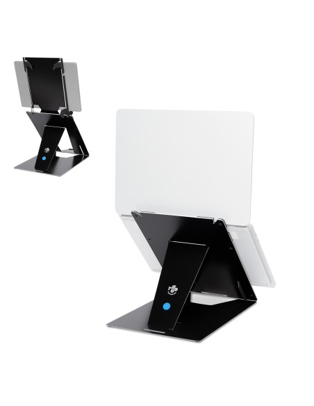 R-Go Tools Soporte para tablet y portátil R-Go Riser Duo, apto para pantallas de 10-22 pulgadas, negro R-Go Tools Soporte para tablet y portátil R-Go Riser Duo, apto para pantallas de 10-22 pulgadas, negro