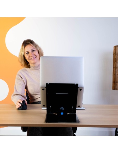 R-Go Tools Soporte para tablet y portátil R-Go Riser Duo, apto para pantallas de 10-22 pulgadas, negro R-Go Tools Soporte para tablet y portátil R-Go Riser Duo, apto para pantallas de 10-22 pulgadas, negro