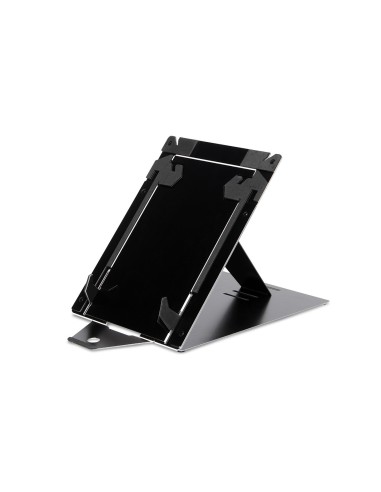 R-Go Tools Soporte para tablet y portátil R-Go Riser Duo, apto para pantallas de 10-22 pulgadas, negro