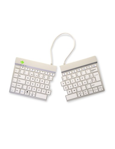 R-Go Tools Teclado ergonómico R-Go Split Break con software de pausa, teclado dividido ergonómico, QWERTY (ES), bluetooth,