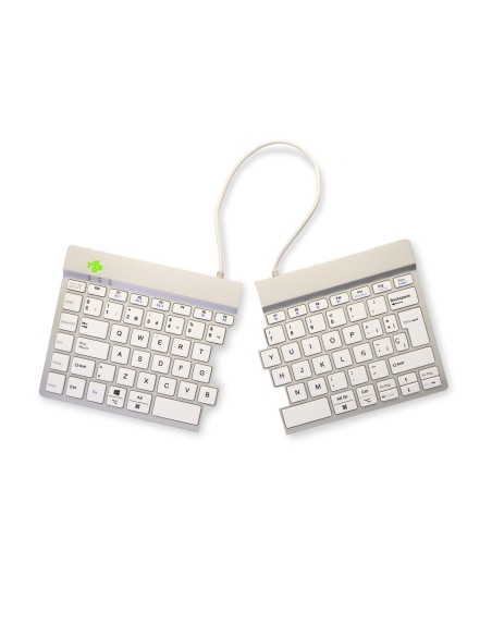 R-Go Tools Teclado ergonómico R-Go Split Break con software de pausa, teclado dividido ergonómico, QWERTY (ES), bluetooth,
