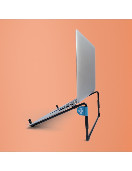 R-Go Tools Soporte para portátil R-Go Steel Travel, ergonómico y plegable, apto para portátiles de 10-22 pulgadas, negro R-Go Tools Soporte para portátil R-Go Steel Travel, ergonómico y plegable, apto para portátiles de 10-22 pulgadas, negro