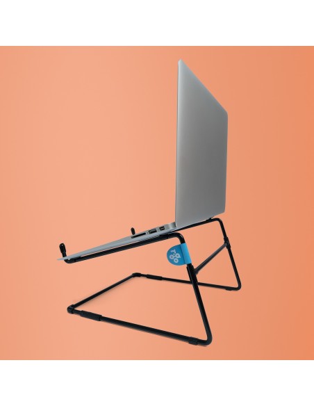 R-Go Tools Soporte para portátil R-Go Steel Office, apto para 10-22 pulgadas, negro