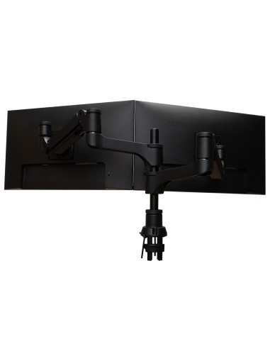 R-Go Tools Brazo de monitor R-Go Caparo Dual para dos monitores capacidad de carga de 3-9kg, ajustable con resorte de gas,