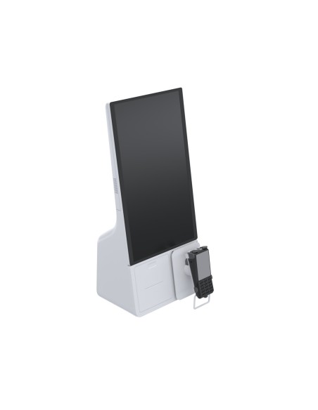 Ergonomic Solutions SpacePole Kiosk SKS001-32 accesorio para terminal de punto de venta Base POS Blanco Metal