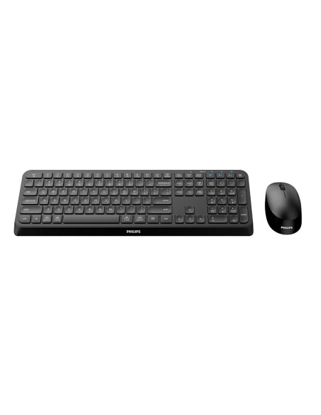 Philips 4000 series SPT6407B 16 teclado Ratón incluido Universal RF Wireless + Bluetooth QWERTY Inglés Negro