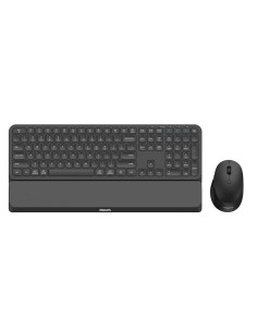Philips 6000 series SPT6607B 16 teclado Ratón incluido Universal RF Wireless + Bluetooth Negro