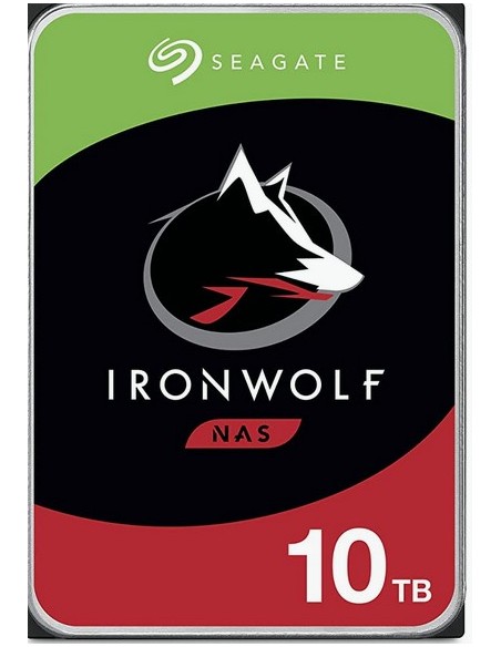 Seagate IronWolf ST10000VN000 disco duro interno 10 TB 7200 RPM 256 MB 3.5" Serial ATA III