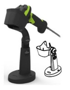 Zebra STND-AS0036-07 soporte Soporte pasivo Escáner de código de barras Negro 2