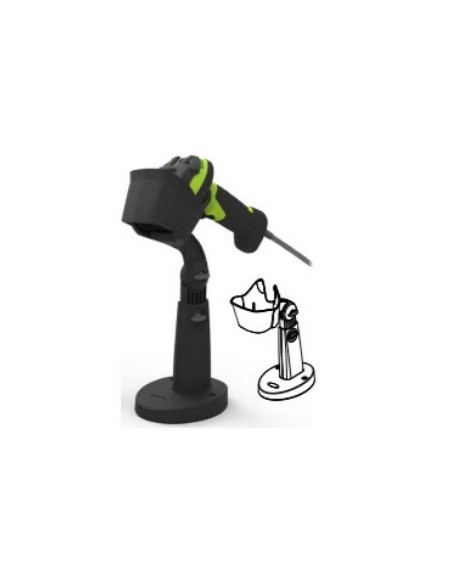 Zebra STND-AS0036-07 soporte Soporte pasivo Escáner de código de barras Negro