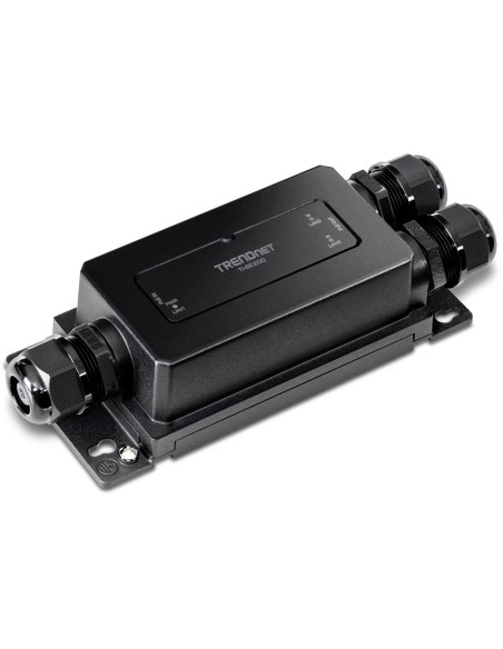 Trendnet TI-BE200 ampliador de red Transmisor y receptor de red Negro 10, 100, 1000 Mbit s