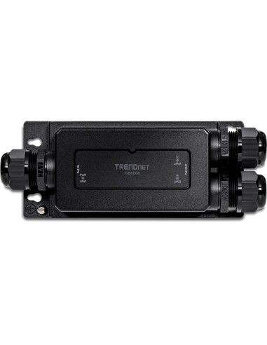 Trendnet TI-BE200 ampliador de red Transmisor y receptor de red Negro 10, 100, 1000 Mbit s