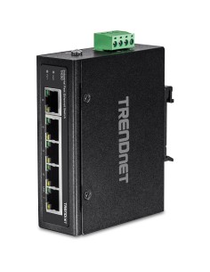 Trendnet TI-E50 switch No administrado Fast Ethernet (10 100) Negro