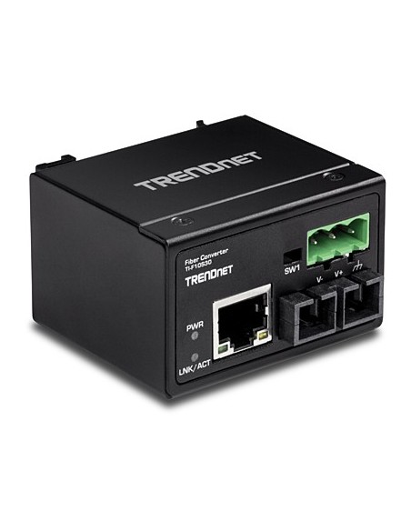Trendnet TI-F10S30 convertidor de medio 200 Mbit s 1310 nm Monomodo Negro
