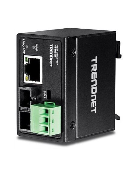 Trendnet TI-F10S30 convertidor de medio 200 Mbit s 1310 nm Monomodo Negro