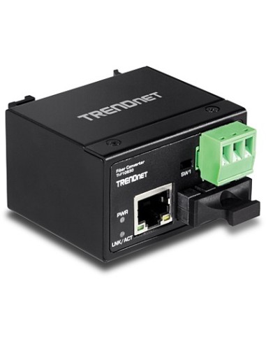 Trendnet TI-F10S30 convertidor de medio 200 Mbit s 1310 nm Monomodo Negro