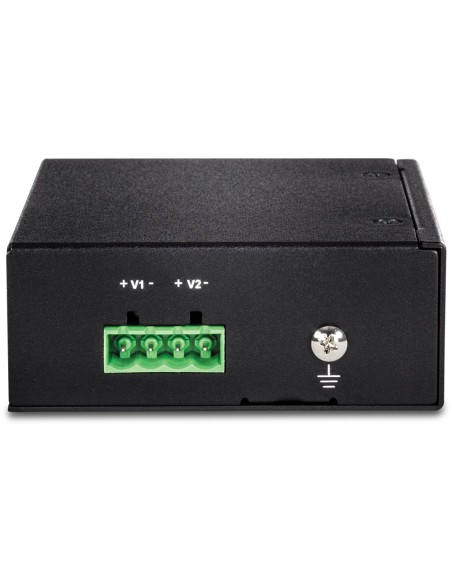 Trendnet TI-PE50 switch No administrado Fast Ethernet (10 100) Energía sobre Ethernet (PoE) Negro