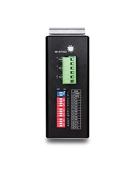 Trendnet TI-PG1284i Gestionado L2+ Gigabit Ethernet (10 100 1000) Energía sobre Ethernet (PoE) Negro