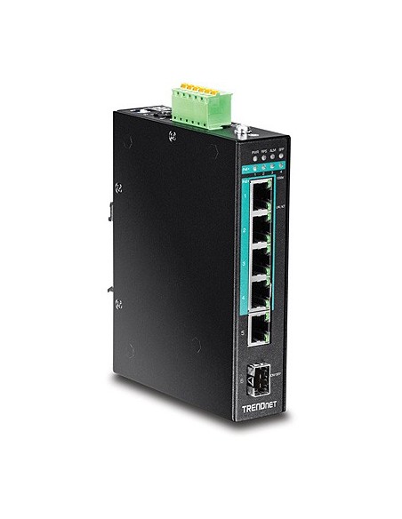 Trendnet TI-PG541 switch No administrado L2 Gigabit Ethernet (10 100 1000) Energía sobre Ethernet (PoE) Negro